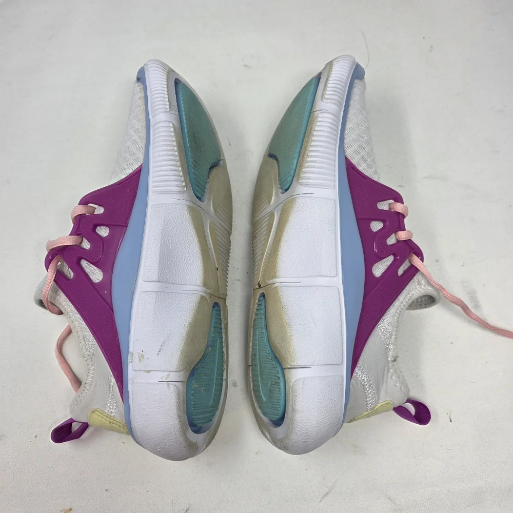 Nike Acalme Women's Size 9.5 White Purple‎ Blue Athletic Shoes AQ7459-101 *Read*